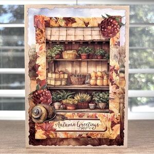 Handmade Fall / Autumn / Thanksgiving Greeting Card